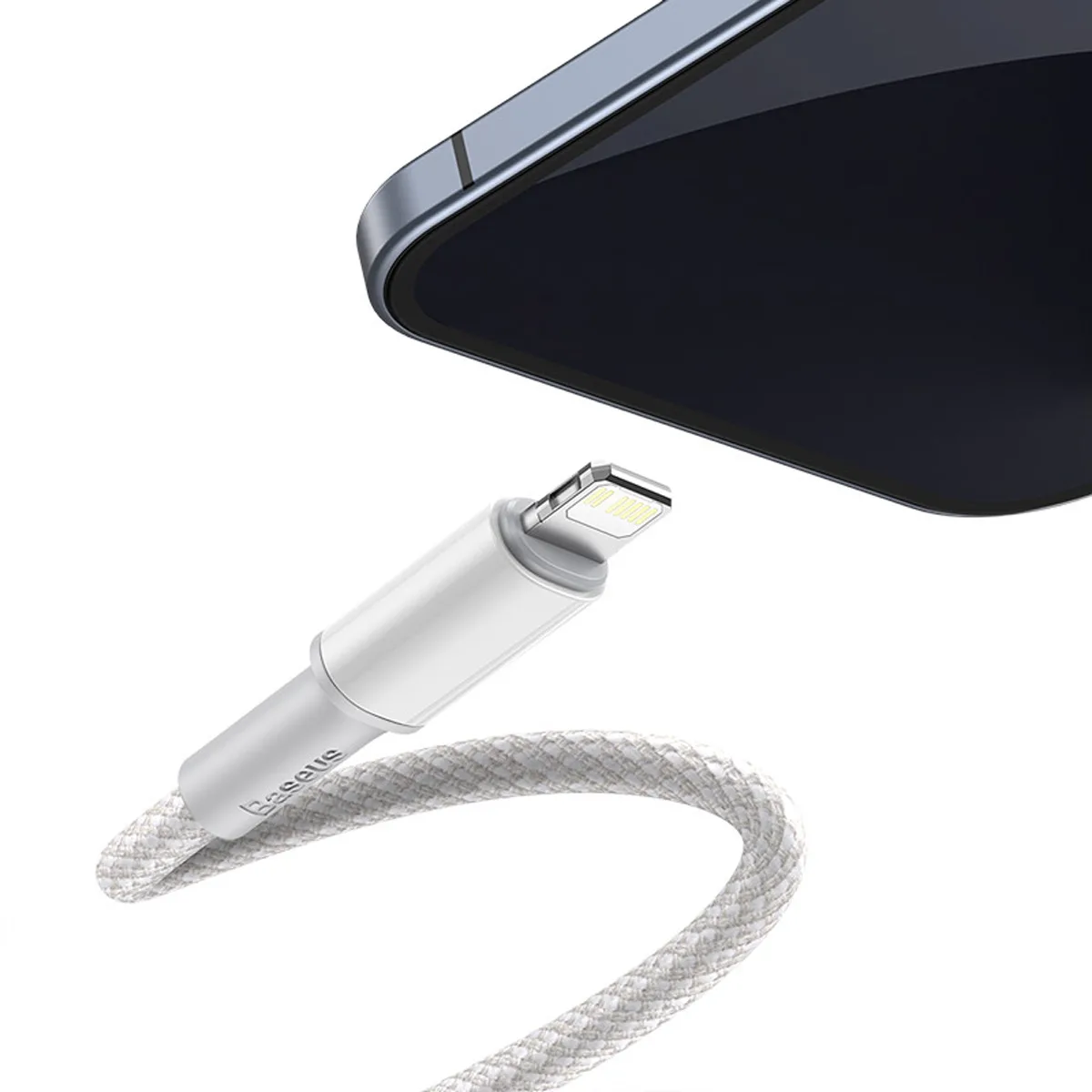 Baseus cable High Density PD USB-C – Lightning 2,0 m white 20W