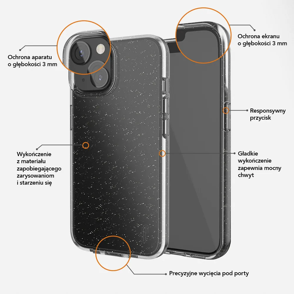Ugly Rubber Vogue fodral för iPhone 13 Pro 6,1″ svart