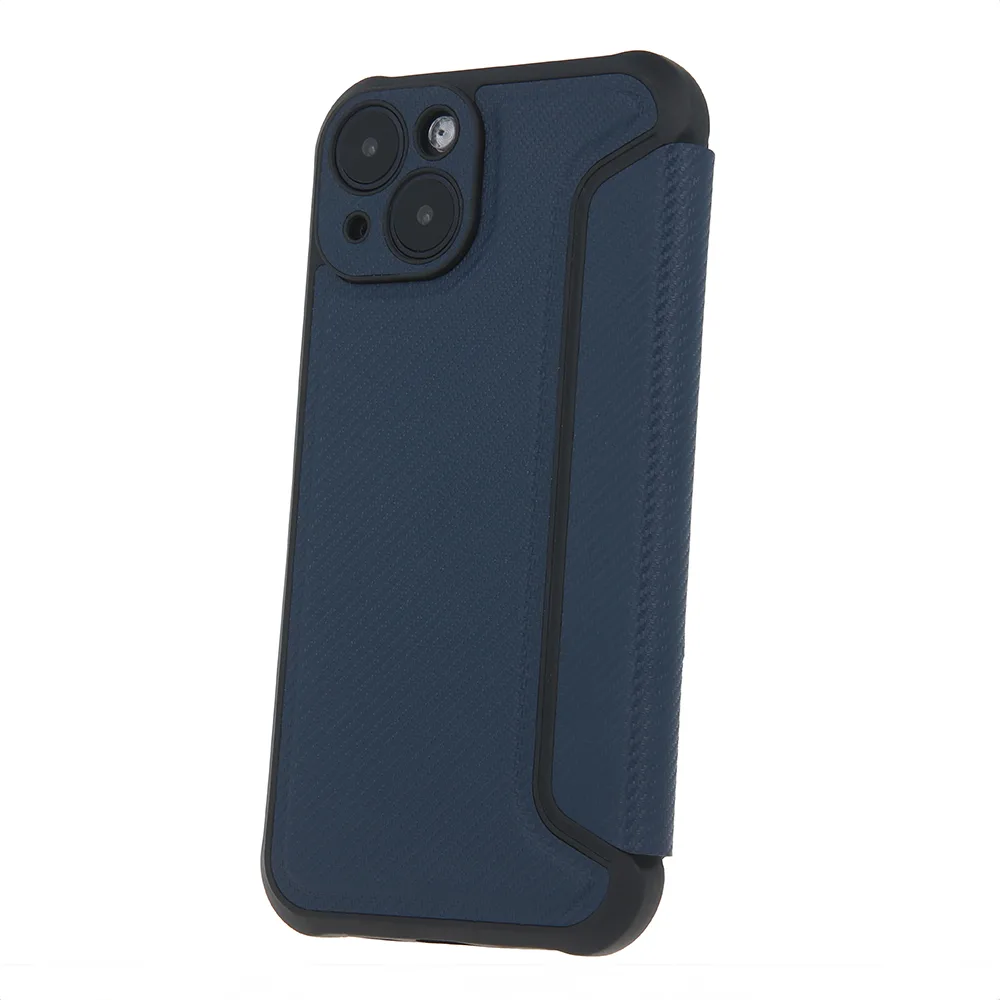Smart Carbon-skal för Samsung Galaxy A15 4G / A15 5G marinblått