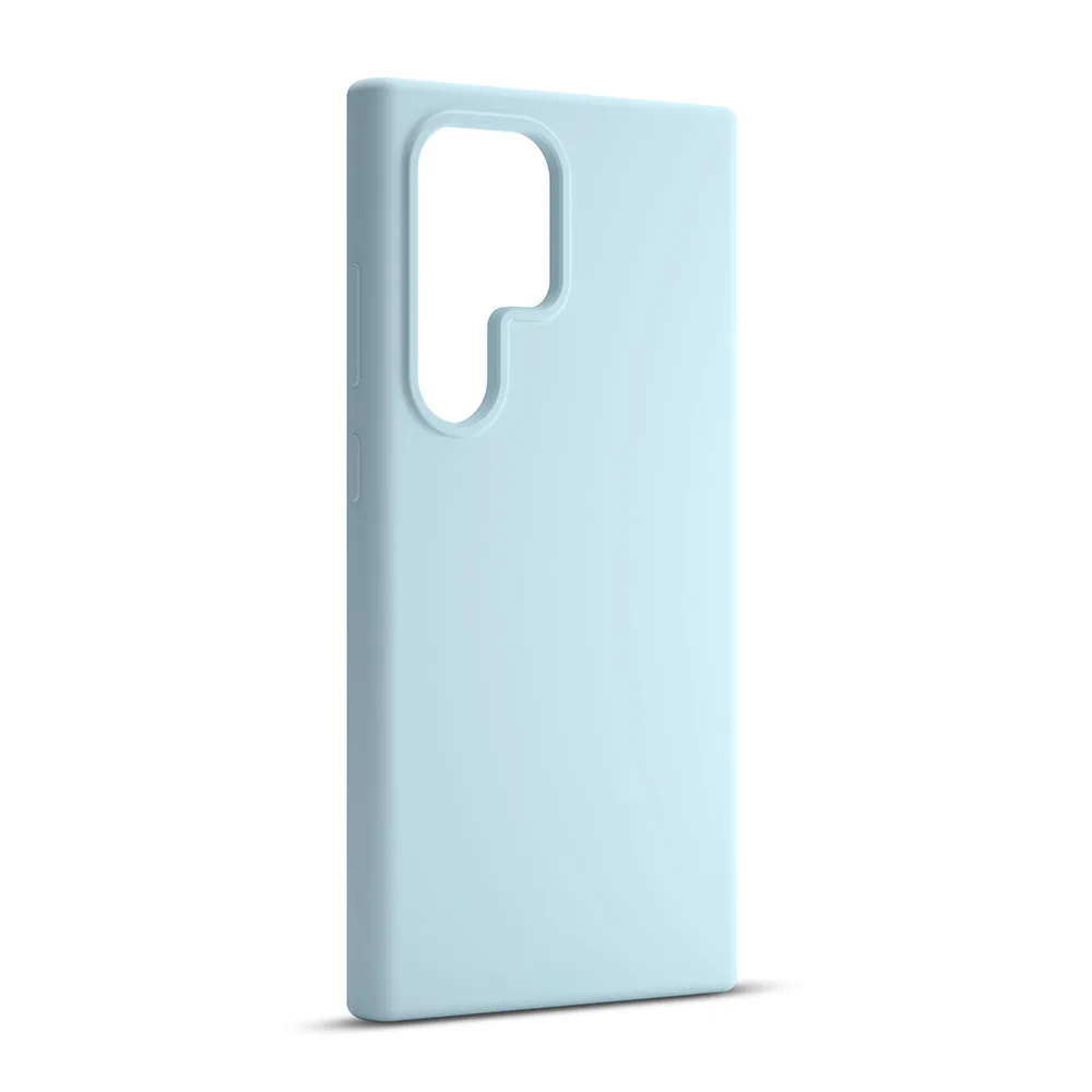 Etteri Silicone case for Samsung Galaxy S25 Ultra light blue