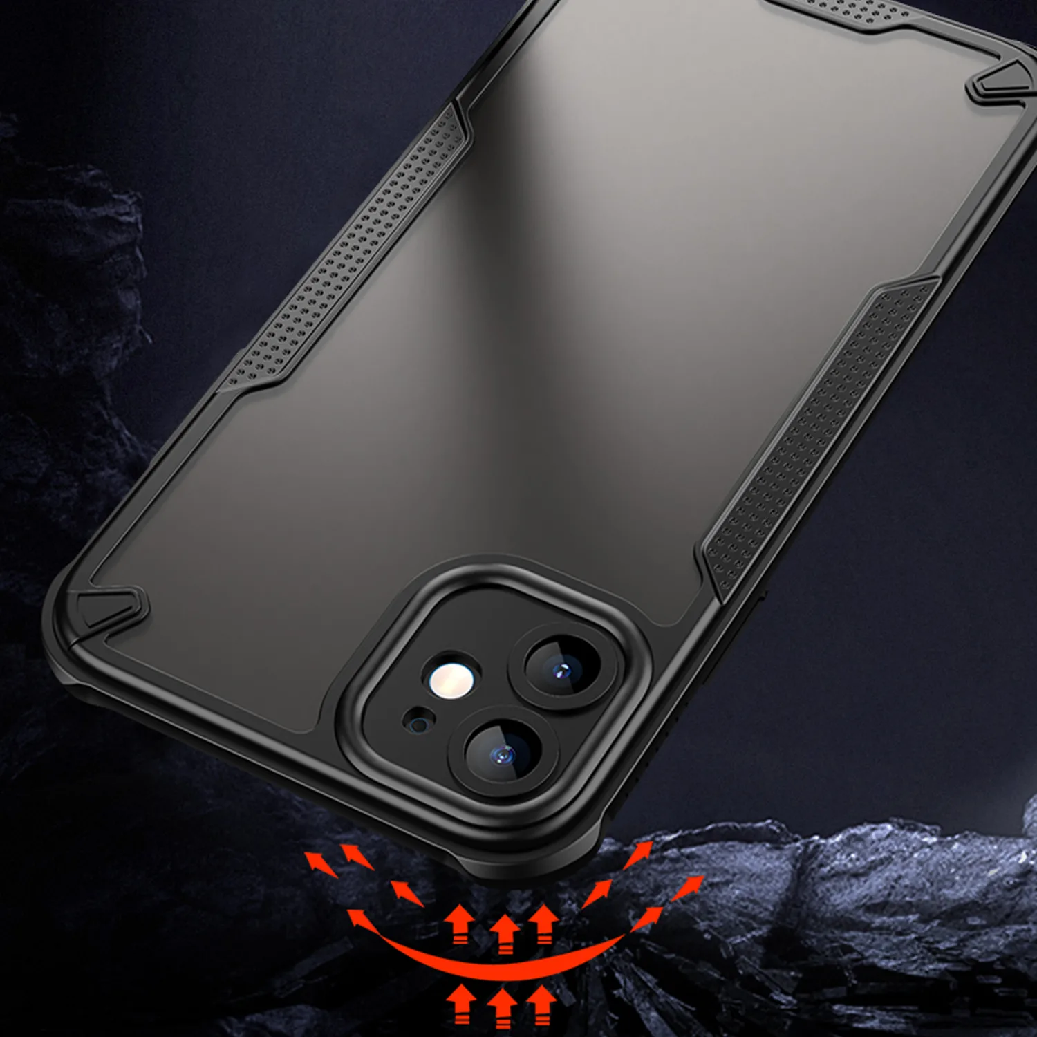 Defender Matt case for iPhone 11 black