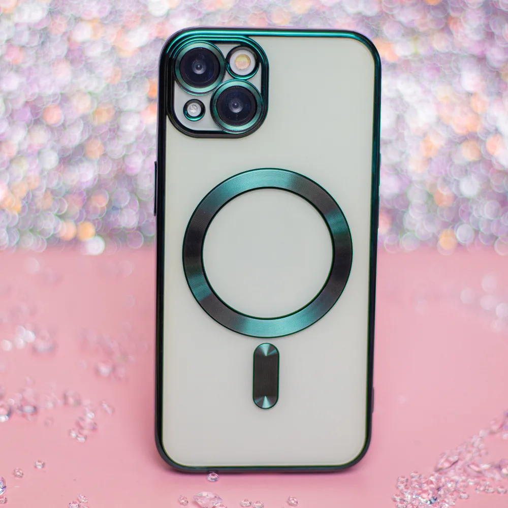 Color Chrome Mag case for iPhone 17 Pro Max 6,9″ green