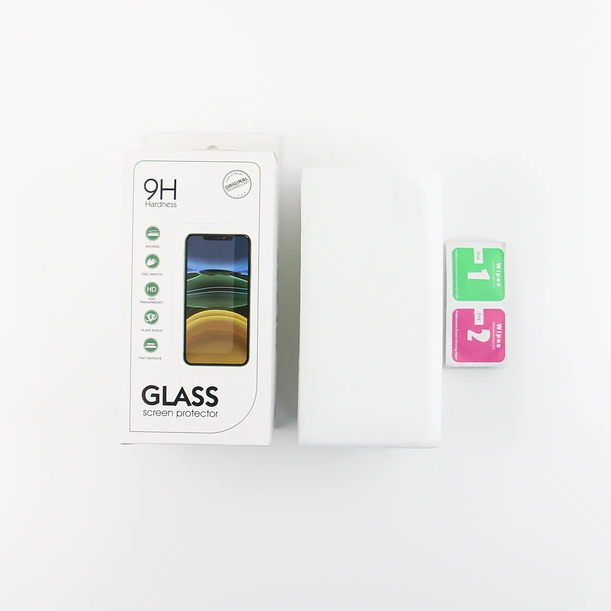 Härdat glas 2,5D för iPhone 16 Plus 6,7″ 50-i-1