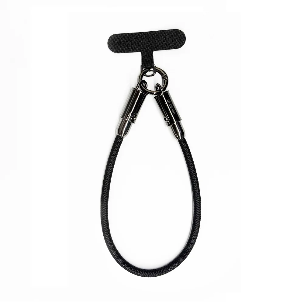 Devia sladdlanyard 2-i-1 PD USB-C – Lightning 0,3 m 27W svart