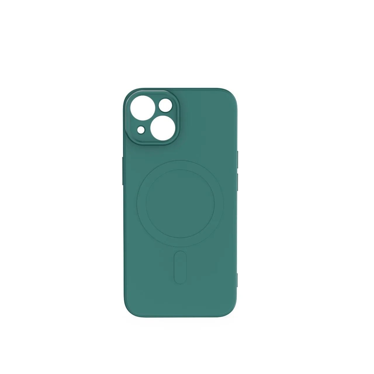 Enkelt Color Mag-fodral för iPhone 16 Plus 6,7″ i mörkgrön