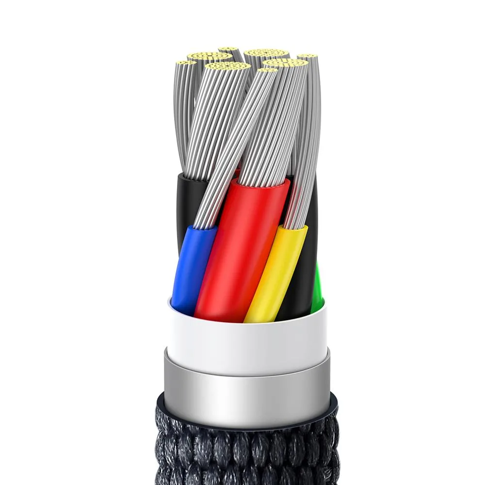 Baseus cable Crystal Shine USB-C – USB-C 2,0 m 100W black