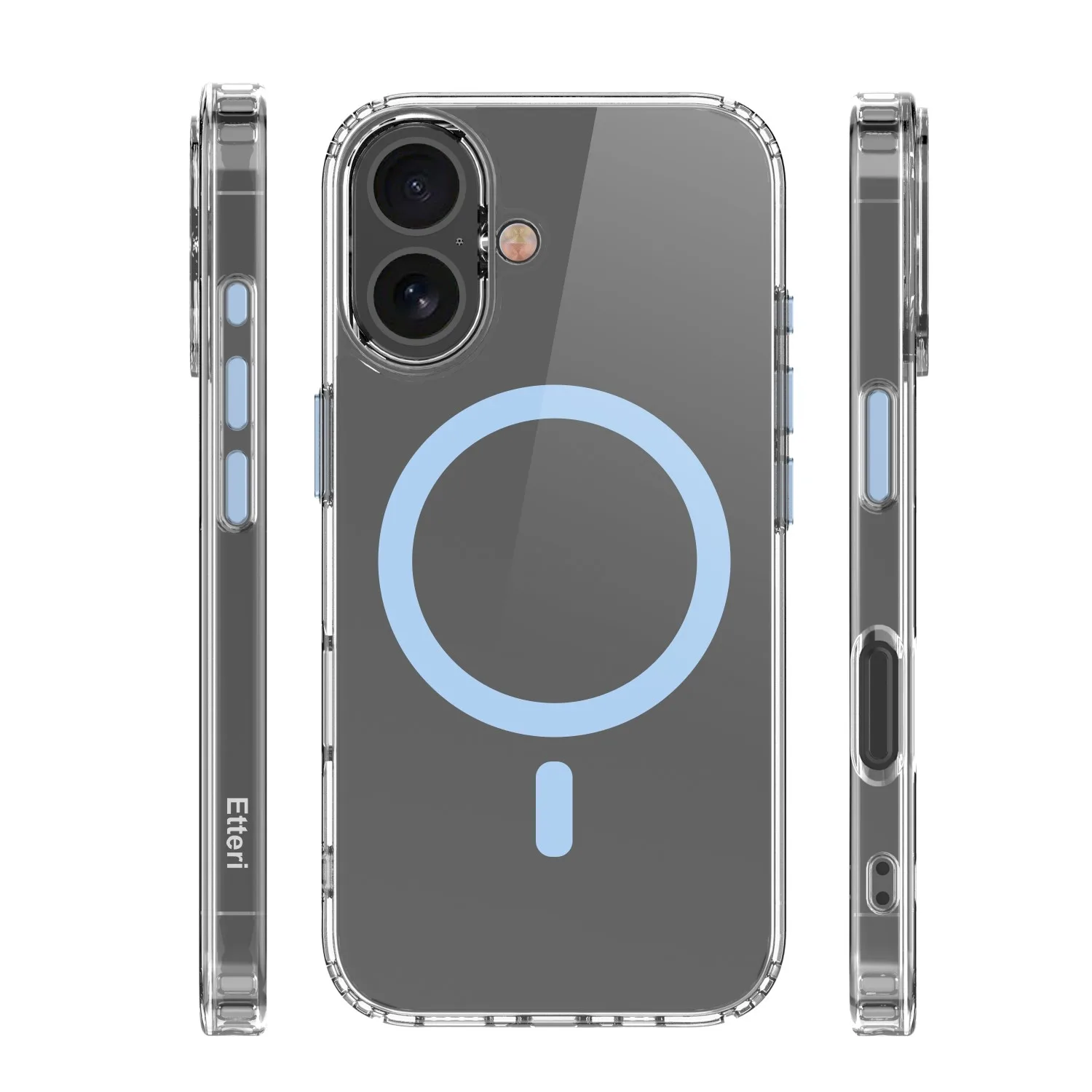 Etteri Color Mag-fodral för iPhone 16 Plus 6,7″ ljusblå