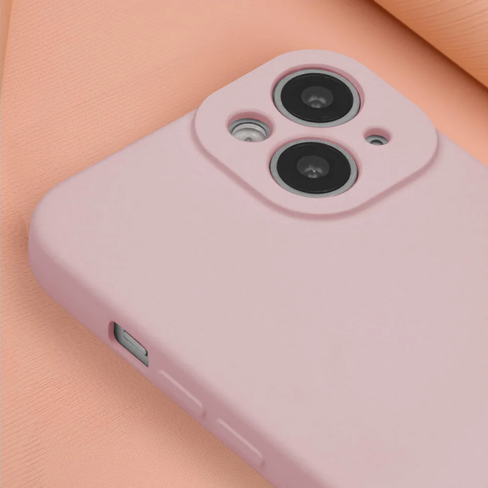 Silikonfodral för Samsung Galaxy A15 4G / A15 5G i rosa