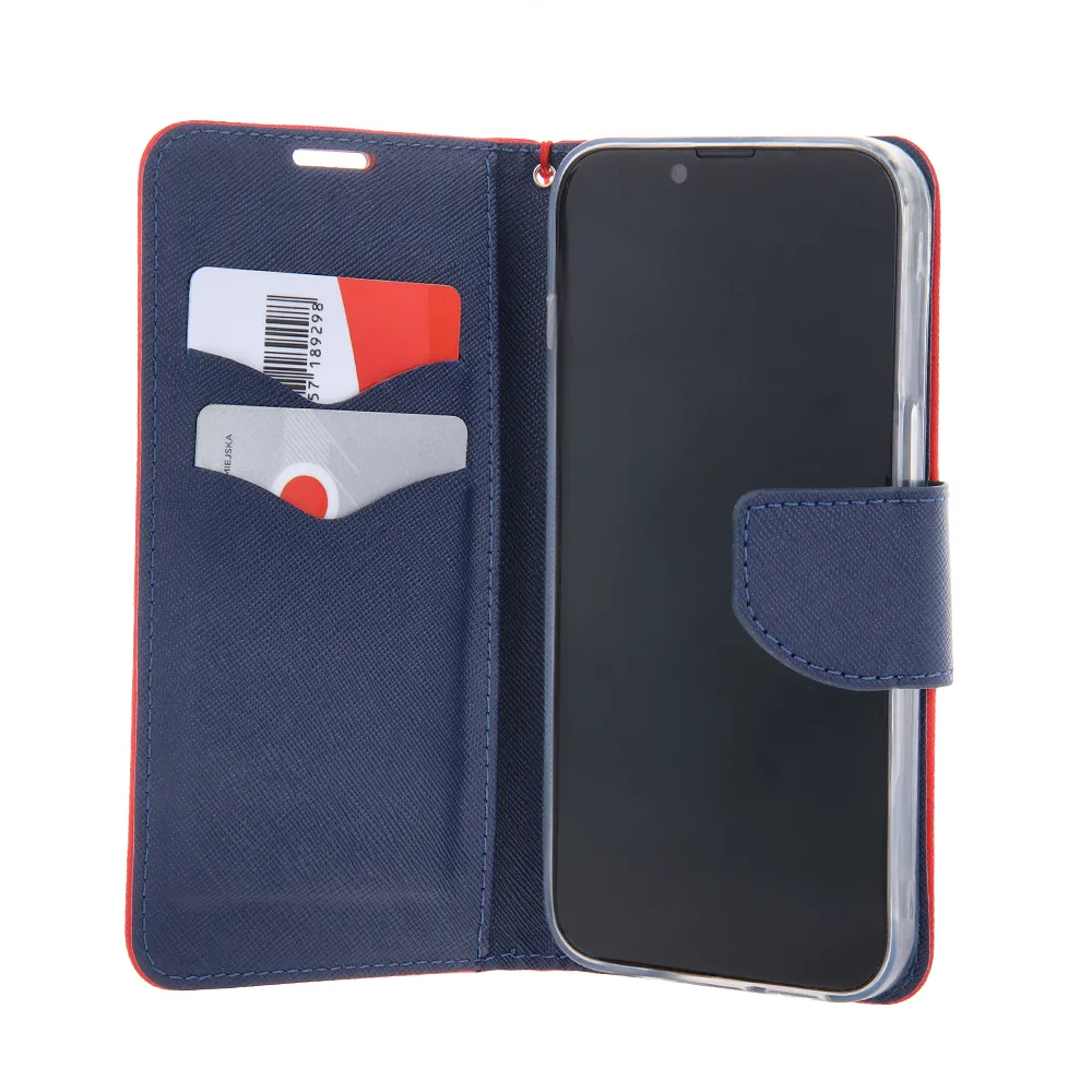 Smart Fancy fodral för Xiaomi Redmi 13C 4G / 13C 5G / Poco C65 röd-blå
