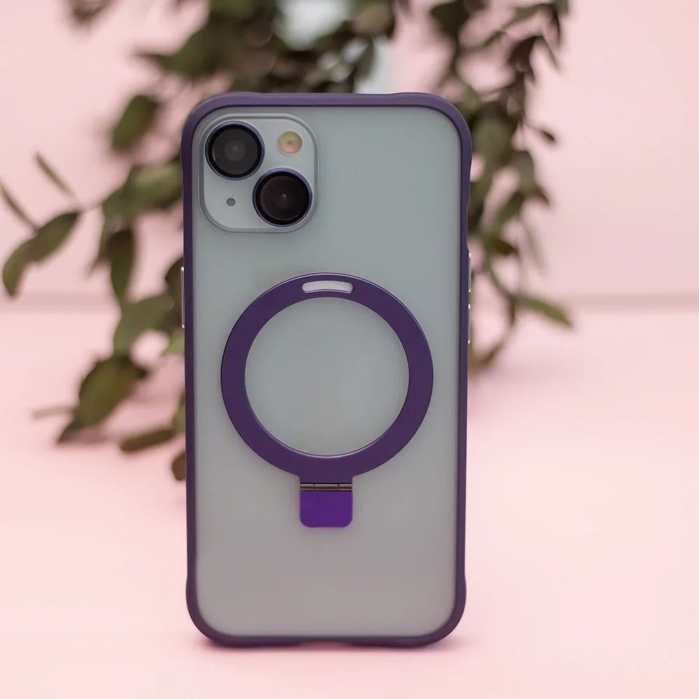 Mag Ring-fodral för iPhone 14 6,1″ i lila