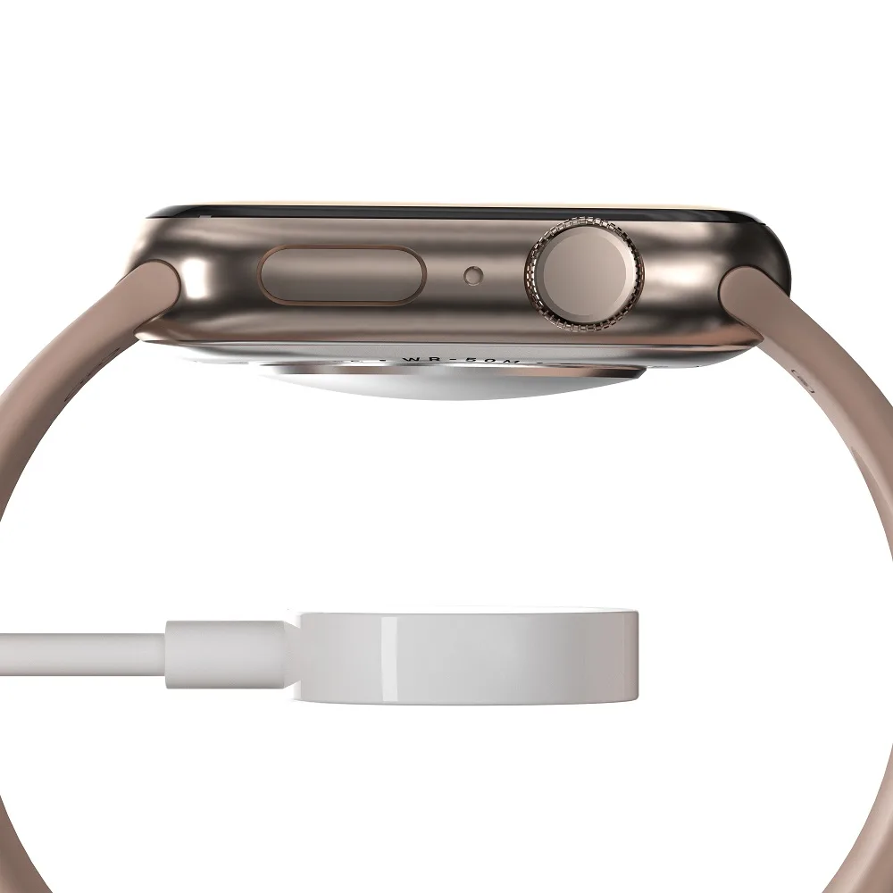 Devia inductive magnetic charger Kintone USB 1,0 m white for Apple Watch