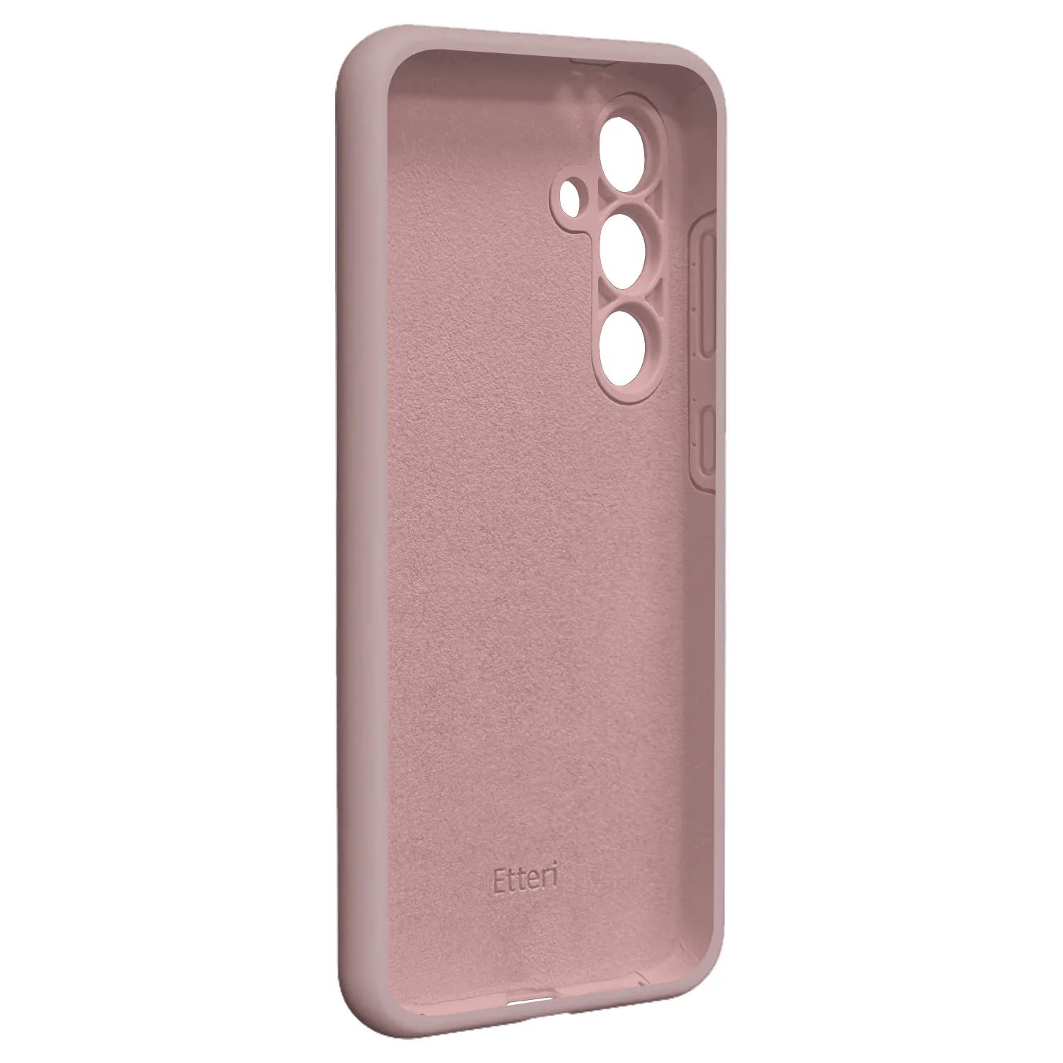 Etteri Silikonfodral för Samsung Galaxy S24 FE i ljusrosa