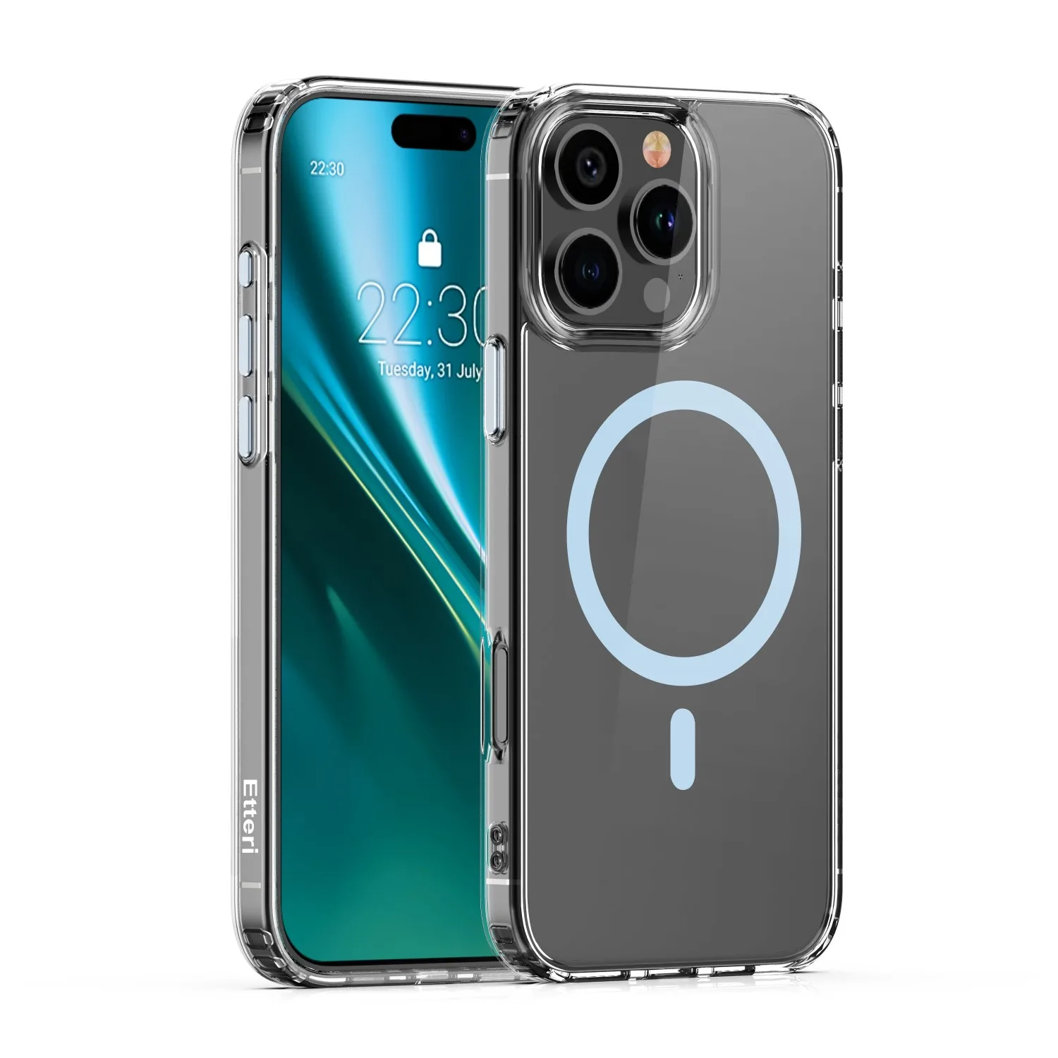 Etteri Color Mag-fodral för iPhone 16 Pro Max 6,9″ ljusblå