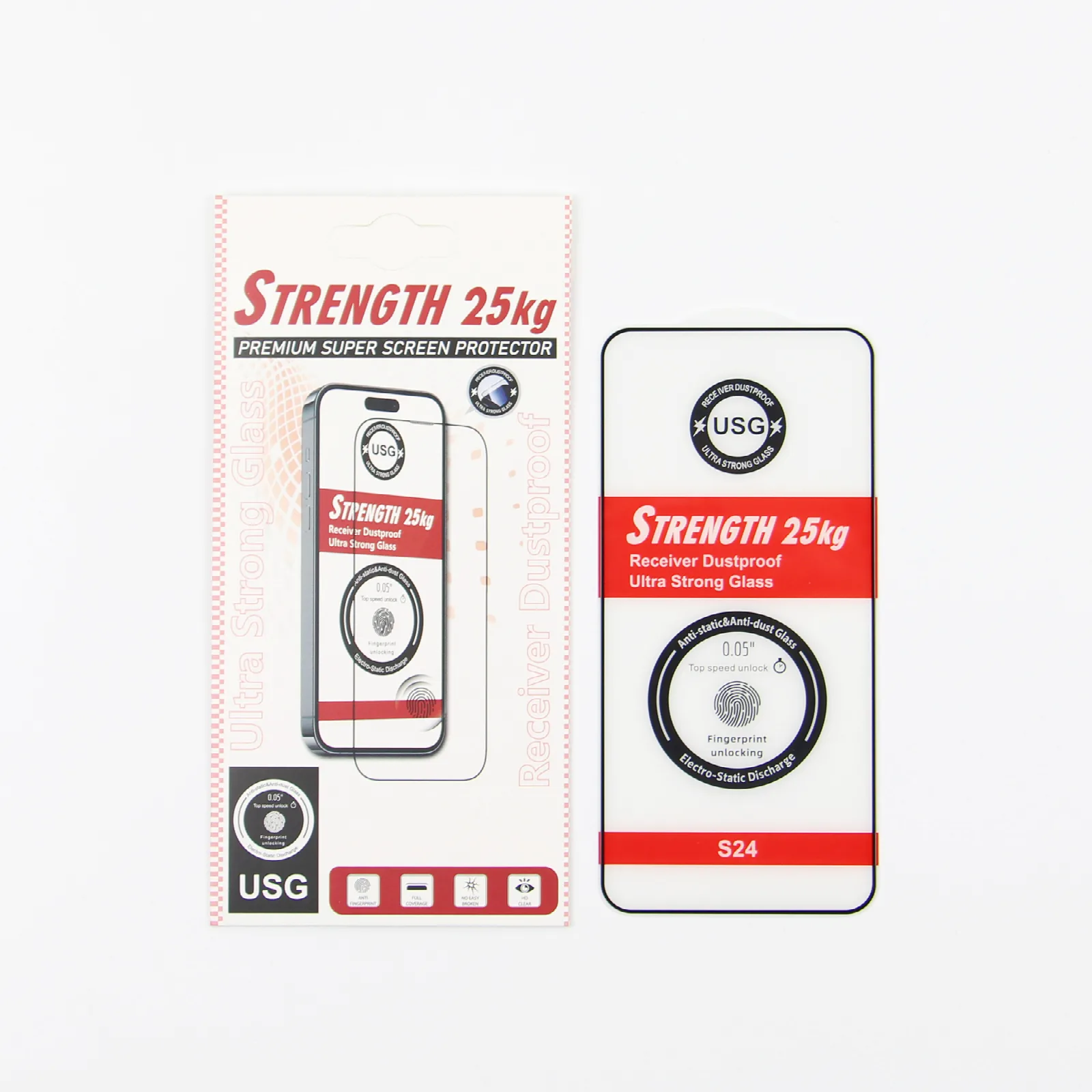 Tempered glass Ultra Strong 25KG for Samsung Galaxy S24