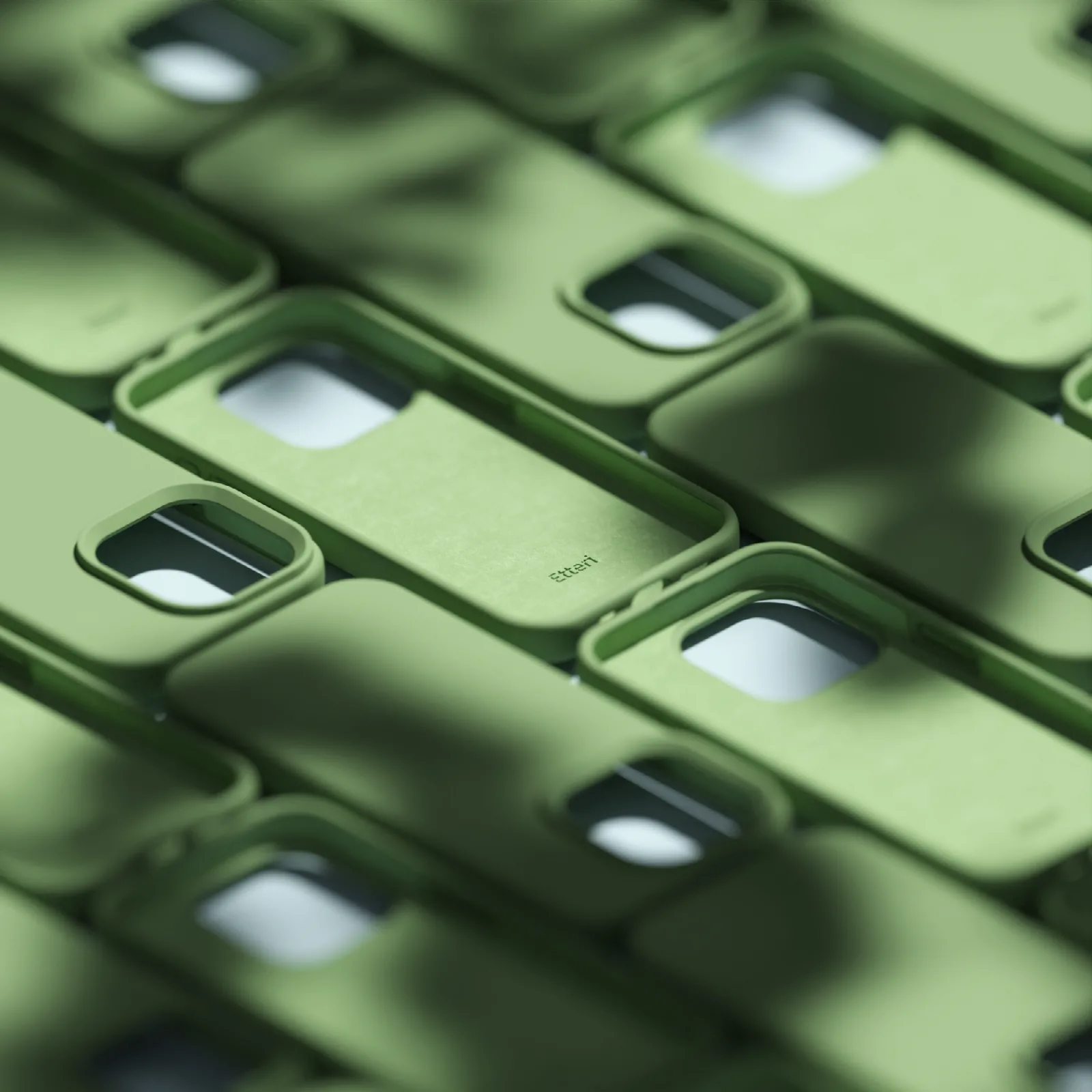 Etteri Silicone case för iPhone 14 6,1″ ljusgrön