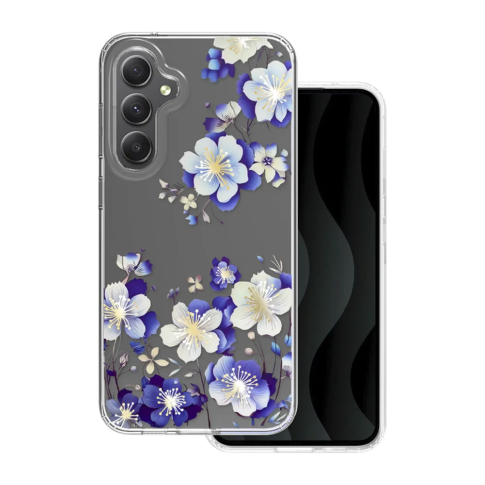IMD-tryckt ska till Samsung Galaxy S23 FE med blommönster