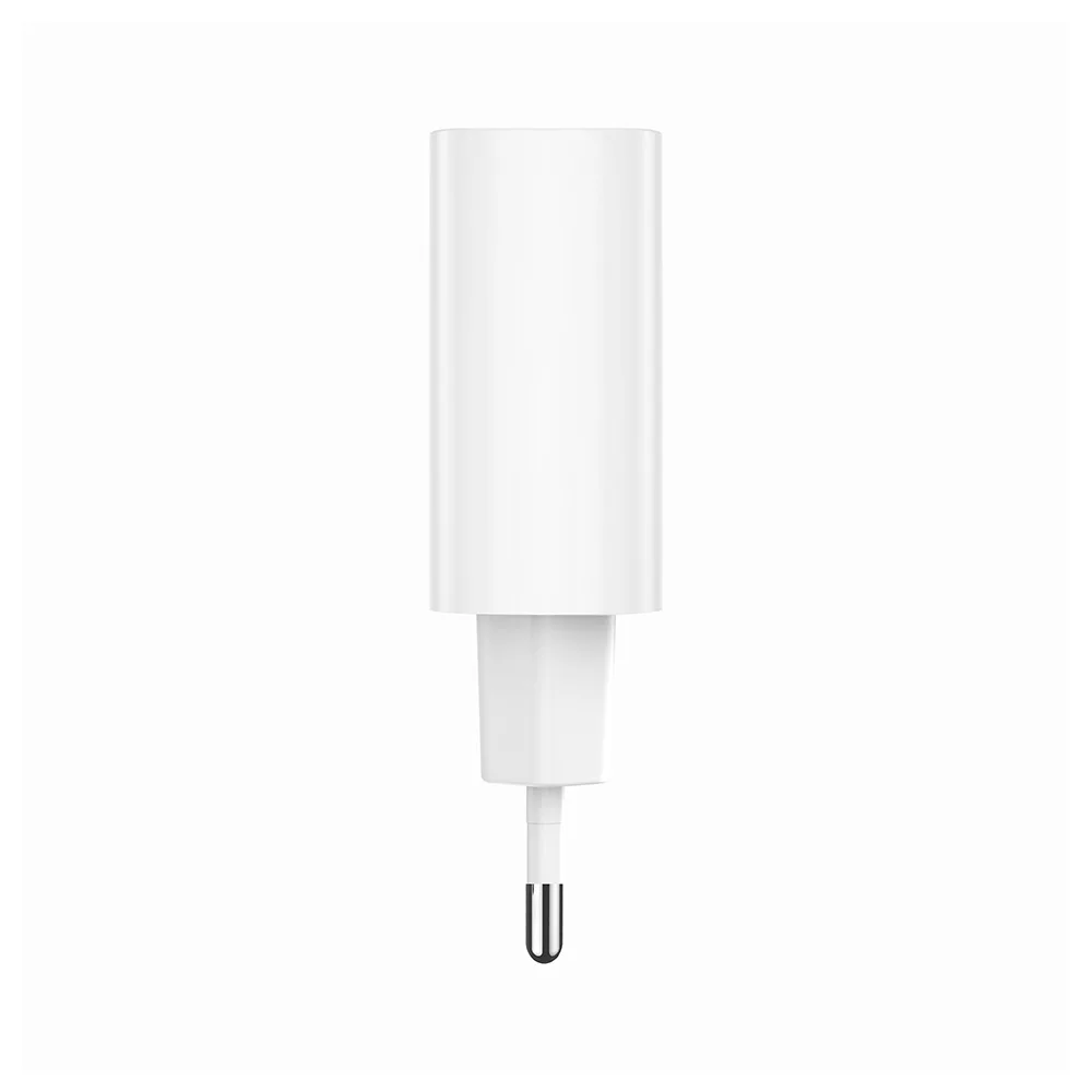 Forever TC-07-30AC PD QC charger 1x USB-C 1x USB 30W white + USB-C – USB-C cable 60W