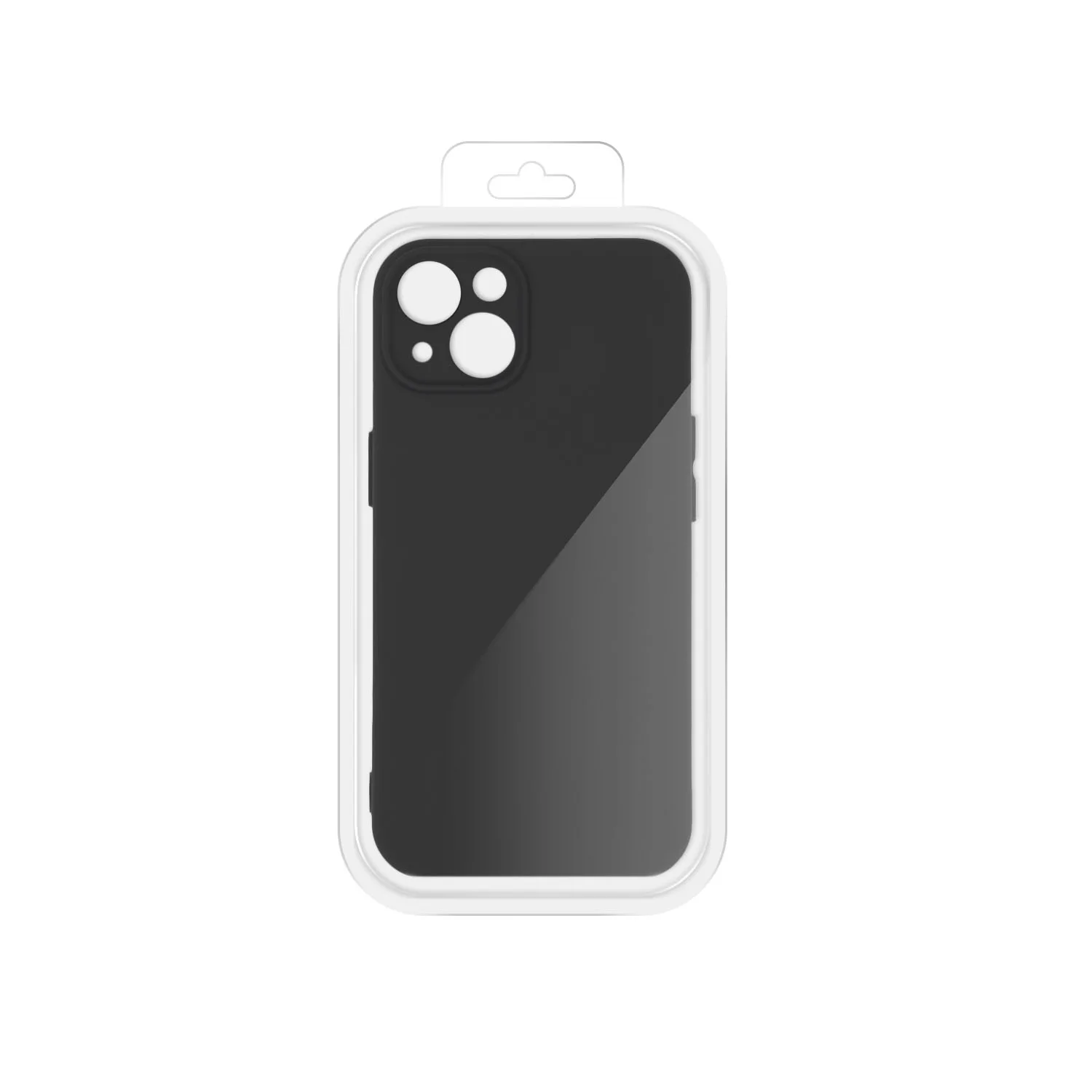 Silicon Box case for iPhone 16 6,1″ black