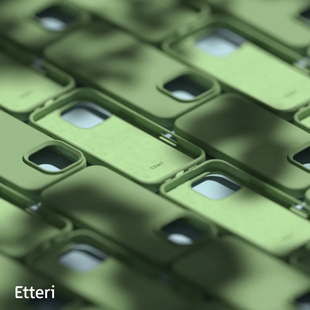Etteri Silikonfodral för iPhone 16 Pro Max 6,9″ ljusgrönt