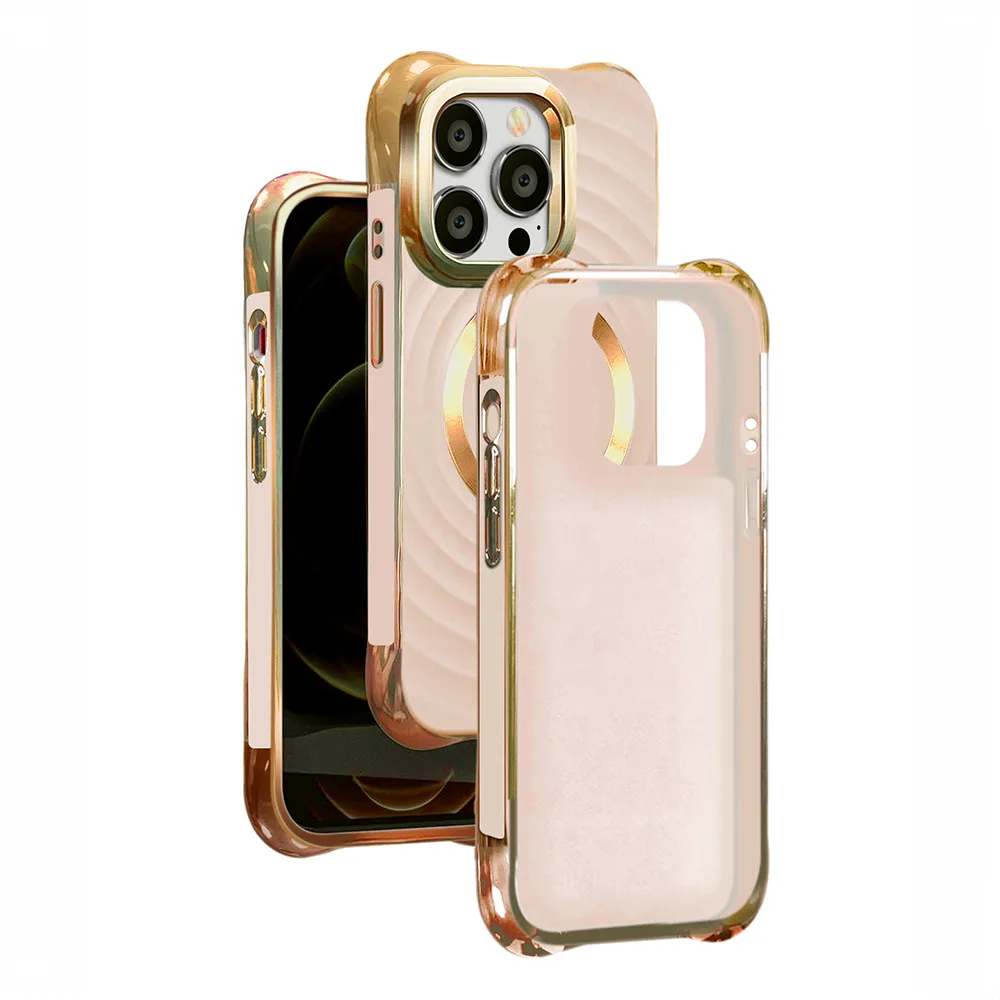 Circle Glam Mag-fodral för iPhone 13 Pro 6,1″ i rosa