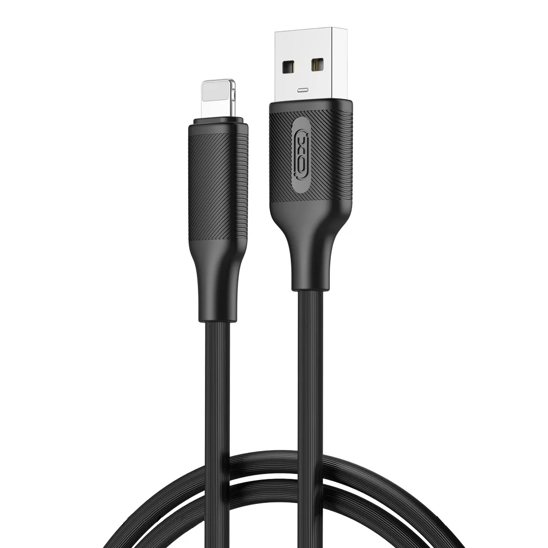 XO-kabel NB265 USB – Lightning 1,0 m 2,4 A svart
