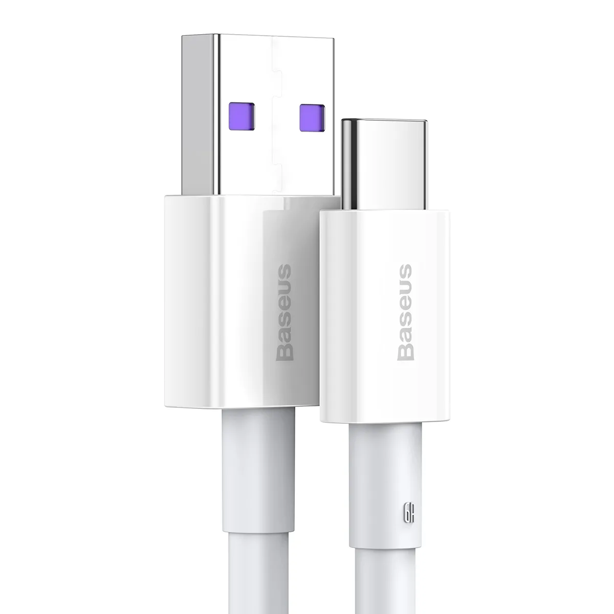 Baseus kabel Superior USB – USB-C 1,0 m vit 66W