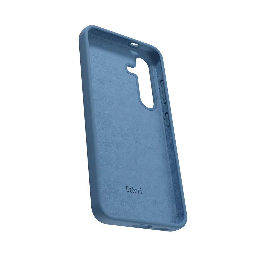 Etteri Silicone case for Samsung Galaxy S25 dark blue