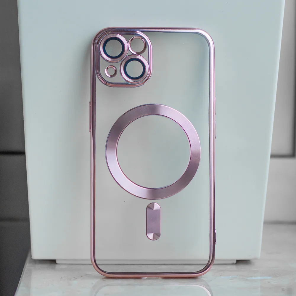 Color Chrome Mag-fodral för Samsung Galaxy A15 4G / A15 5G i roséguld