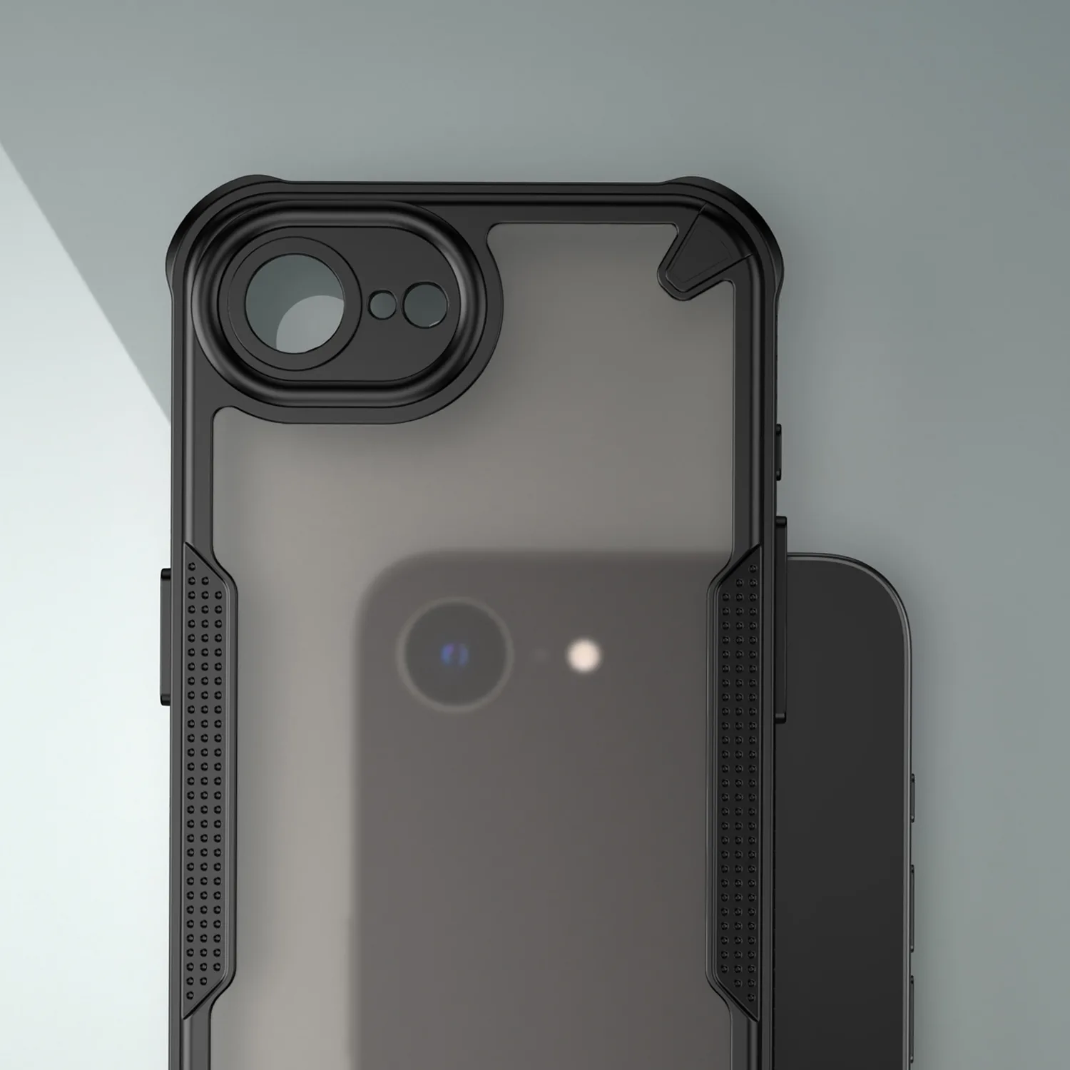 Defender Matt-fodral för iPhone 16e i svart