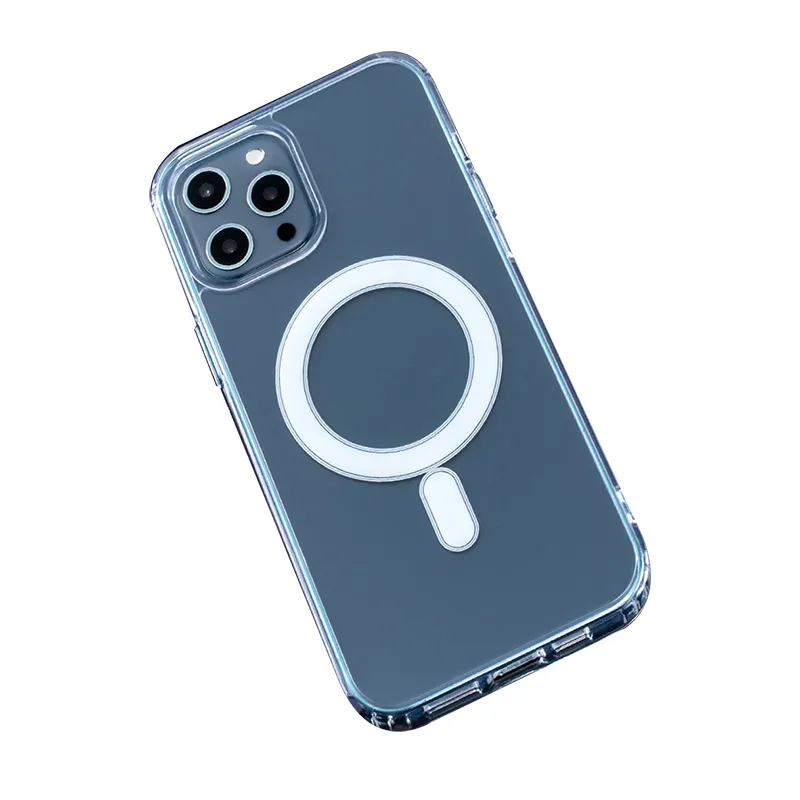 Anti Shock 1,5 mm Mag case for iPhone 15 6,1″ transparent big hole