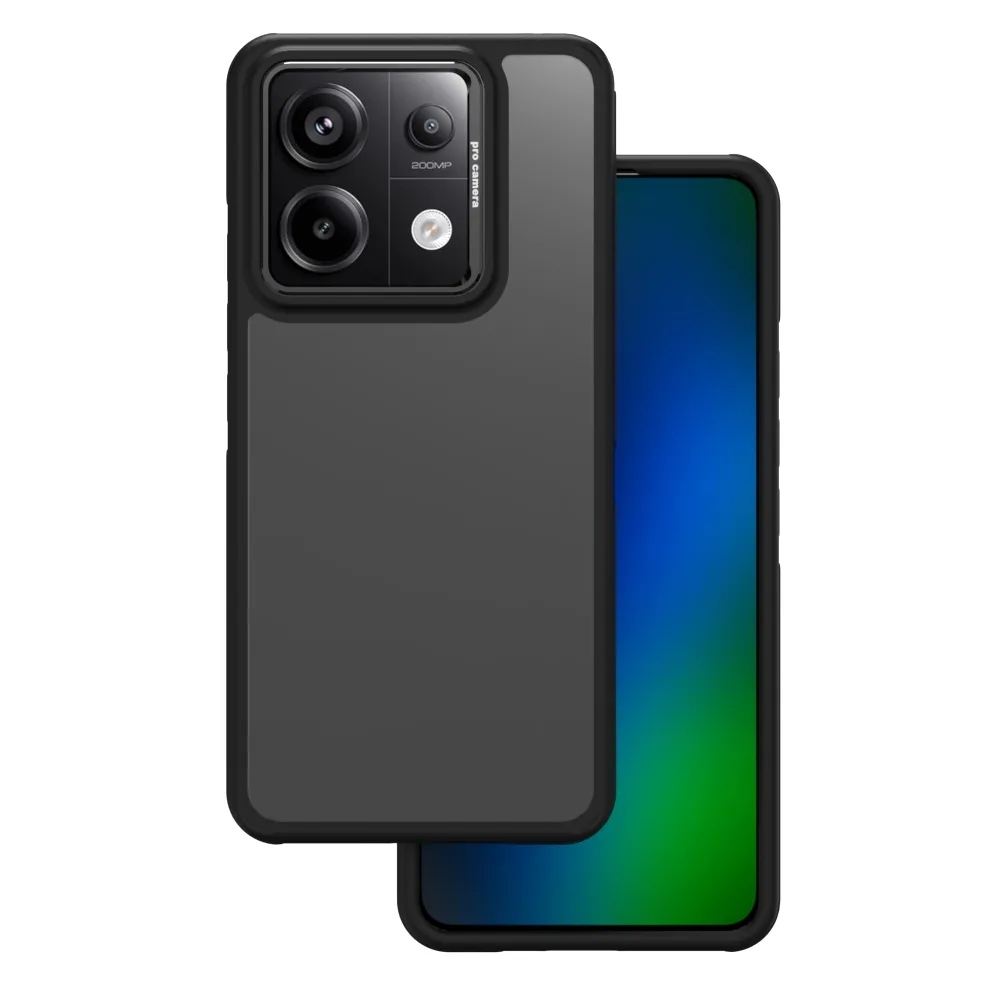Kristallsvart fodral för Xiaomi Redmi Note 13 Pro 5G i svart