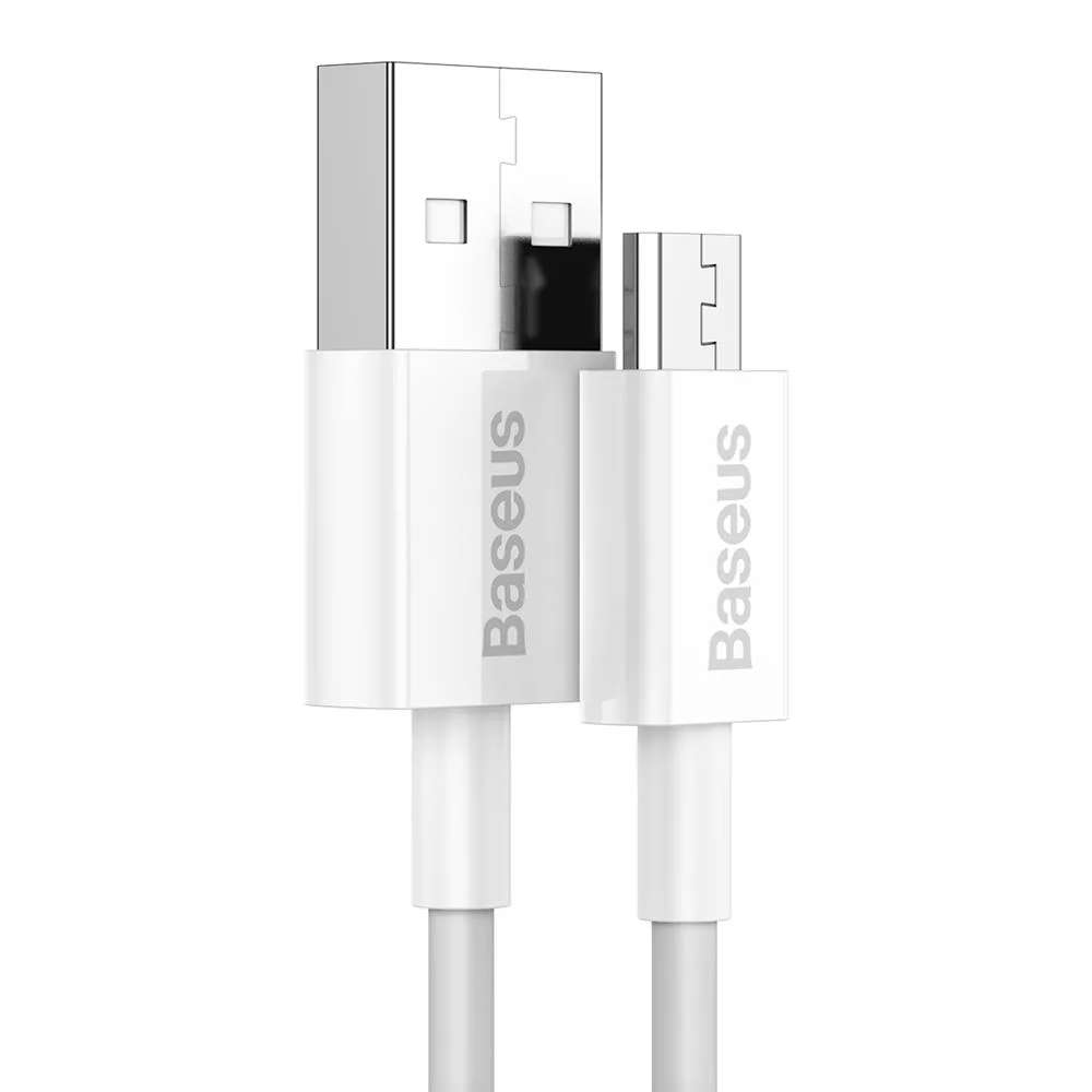 Baseus cable Superior USB – microUSB 2,0 m 2,0A white
