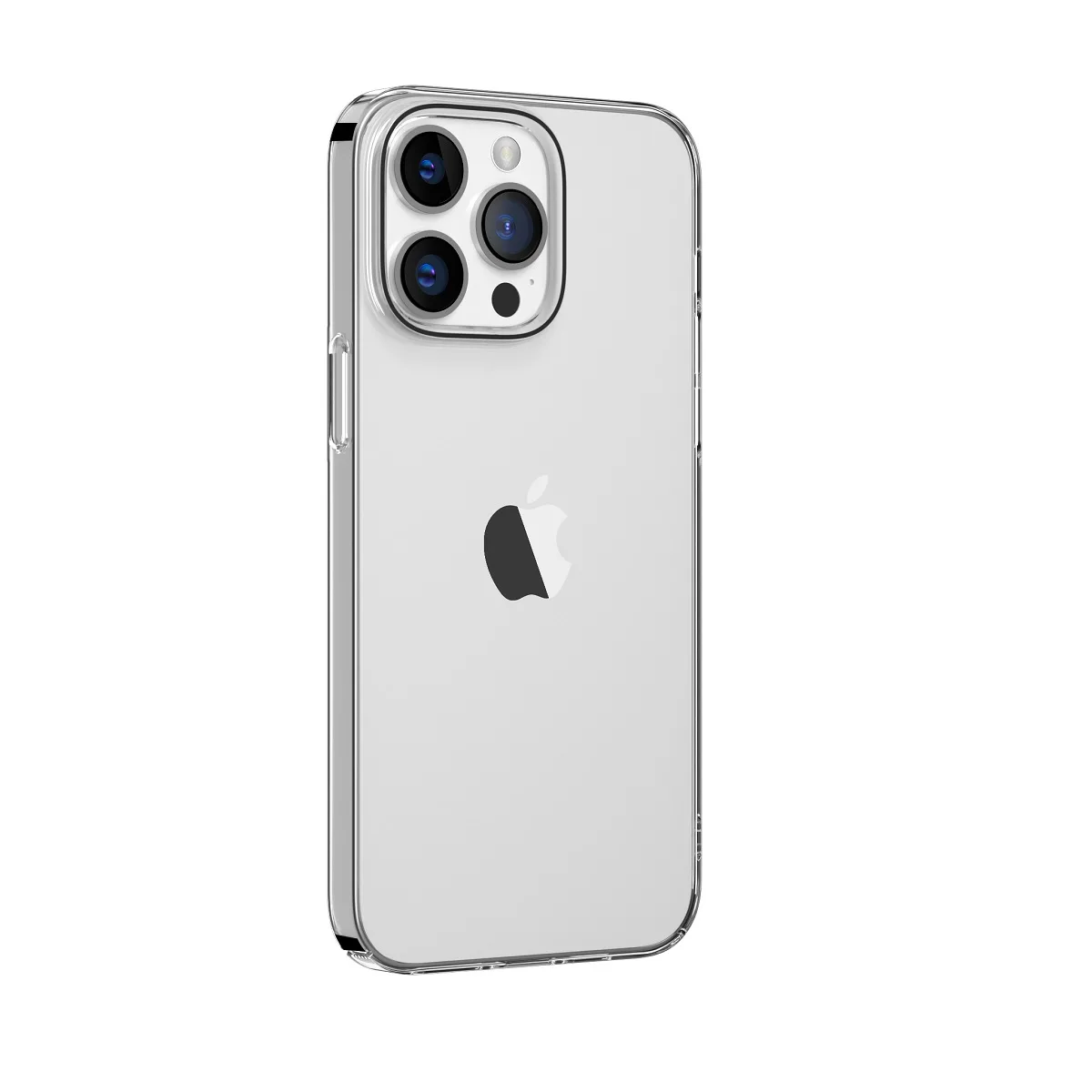 Kommafodral Hård Jacka för iPhone 15 transparent antibakteriell