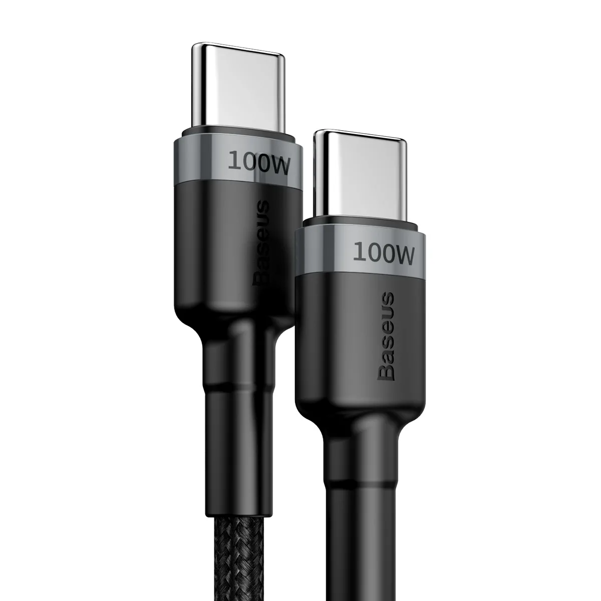 Baseus cable Cafule PD USB-C – USB-C 2,0 m 5A gray-black 100W