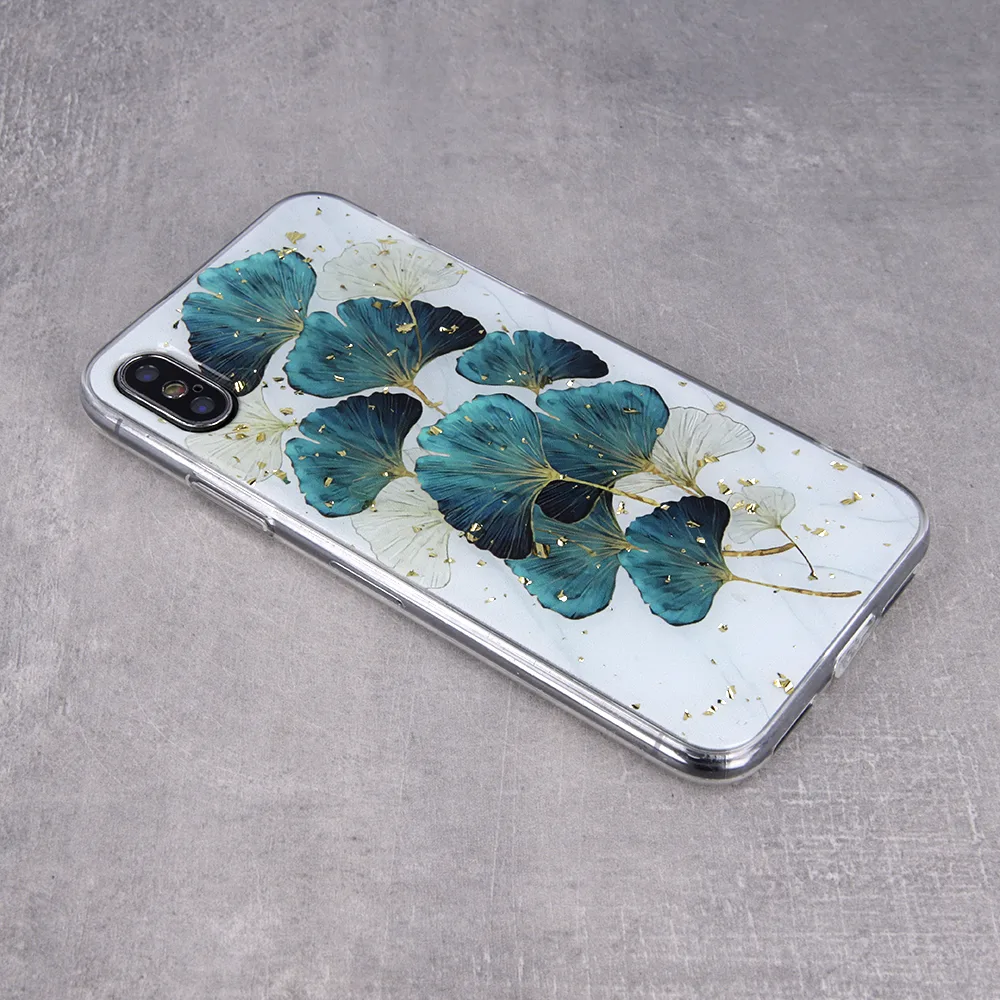 Guld Glam fodral för Samsung Galaxy A14 4G / A14 5G blad