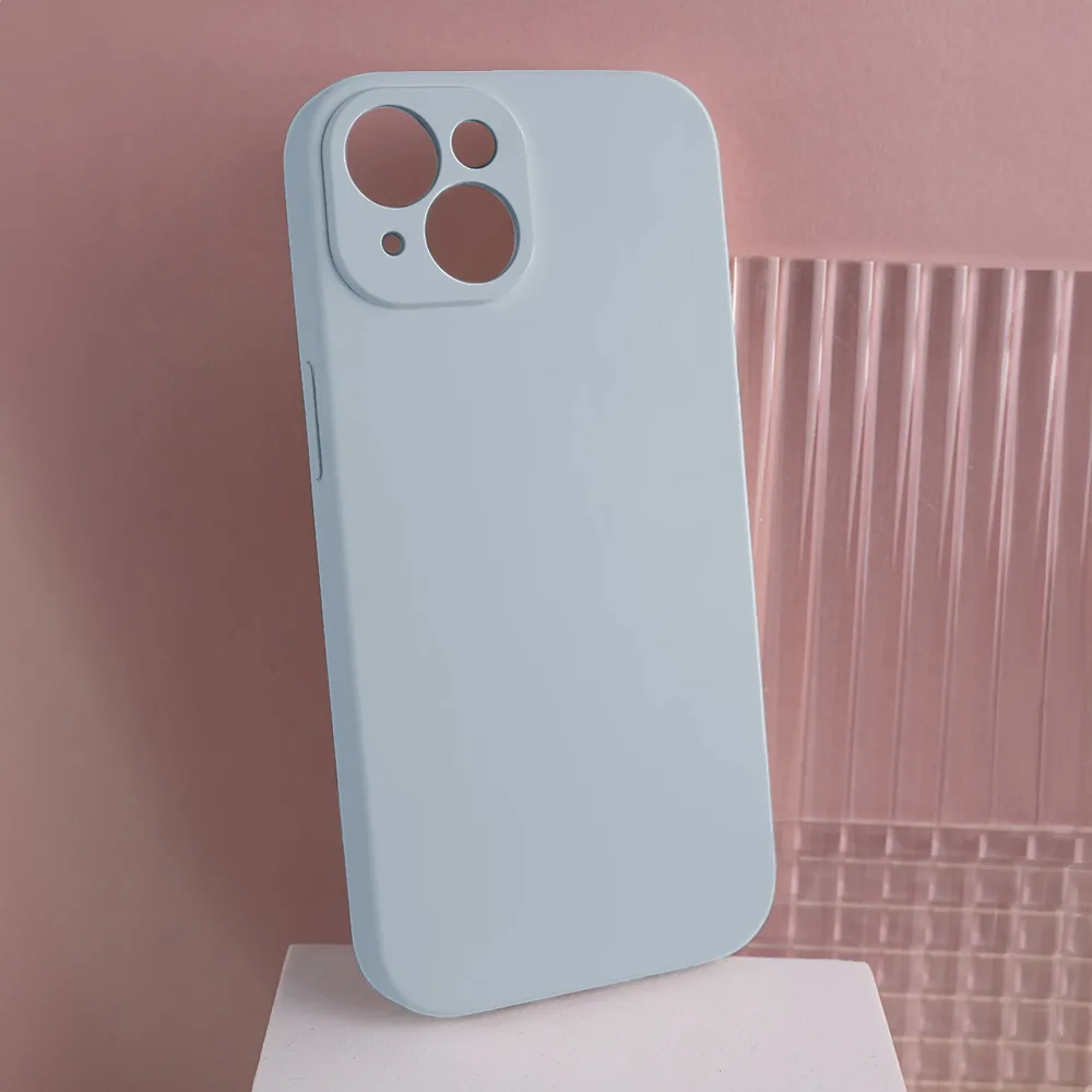 Silikonfodral till Samsung Galaxy A15 4G / A15 5G i babyblå