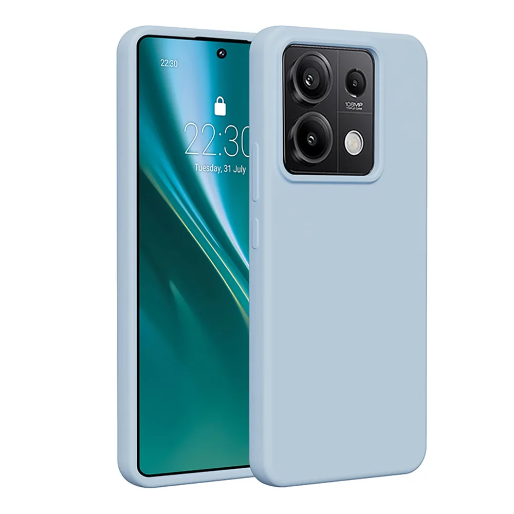 Etteri Silikonfodral för Xiaomi Redmi Note 13 Pro 5G ljusblå