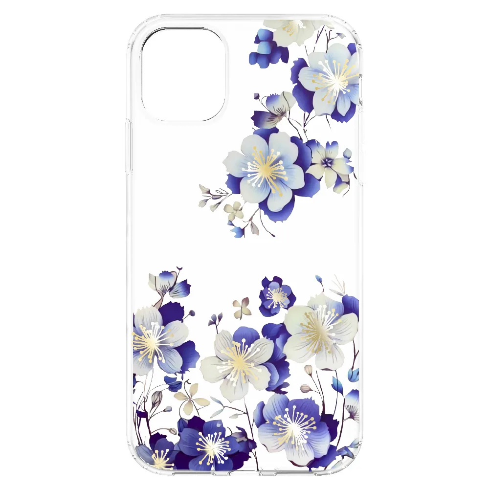 IMD-tryckt ska för iPhone 11 med blommotiv