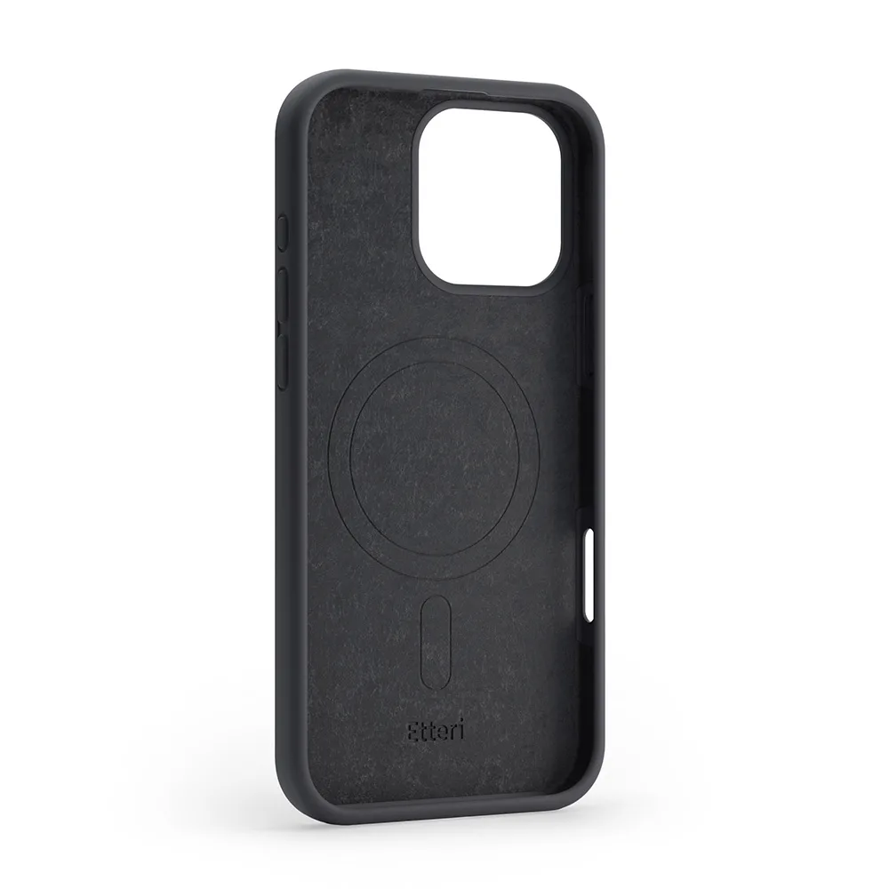 Etteri Silikonskal för iPhone 16 Pro Max 6,9″ svart