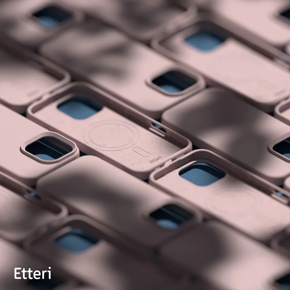 Etteri Silicone Mag case for iPhone 16 Pro Max 6,9″ light pink
