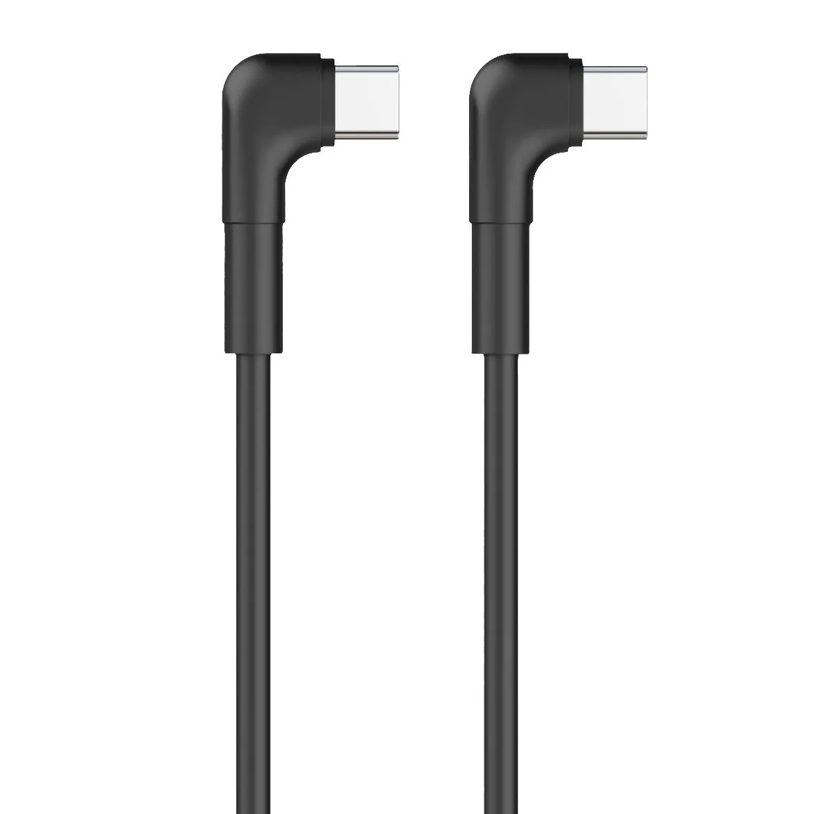 Maxlife MXUC-09 angle cable USB-C – USB-C 1,0 m 60W black