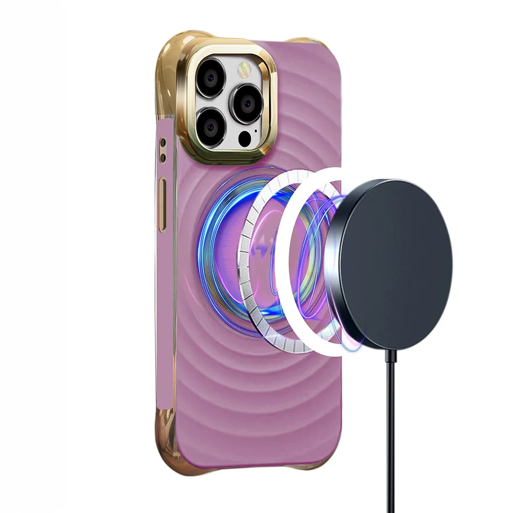 Circle Glam Mag-fodral för iPhone 13 Pro 6,1″ i lila
