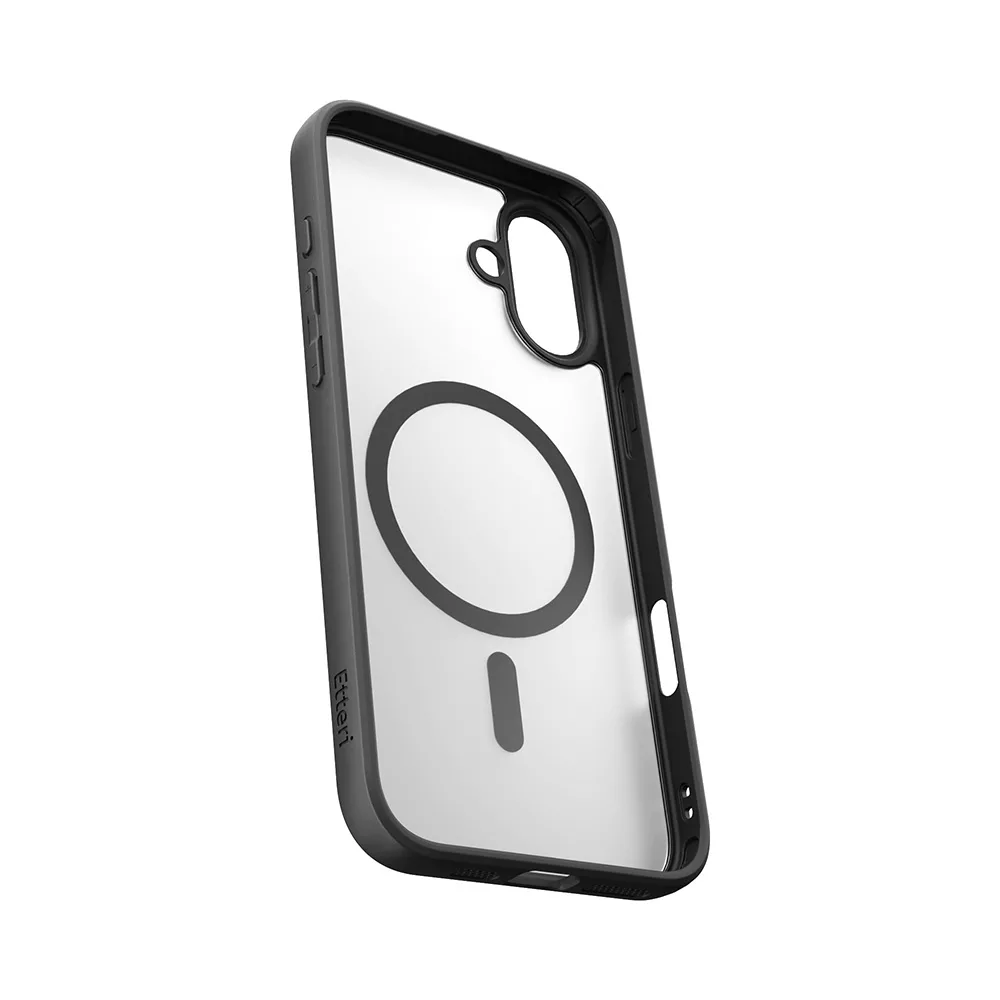 Etteri Matt Mag-fodral för iPhone 16 Plus 6,7″ svart