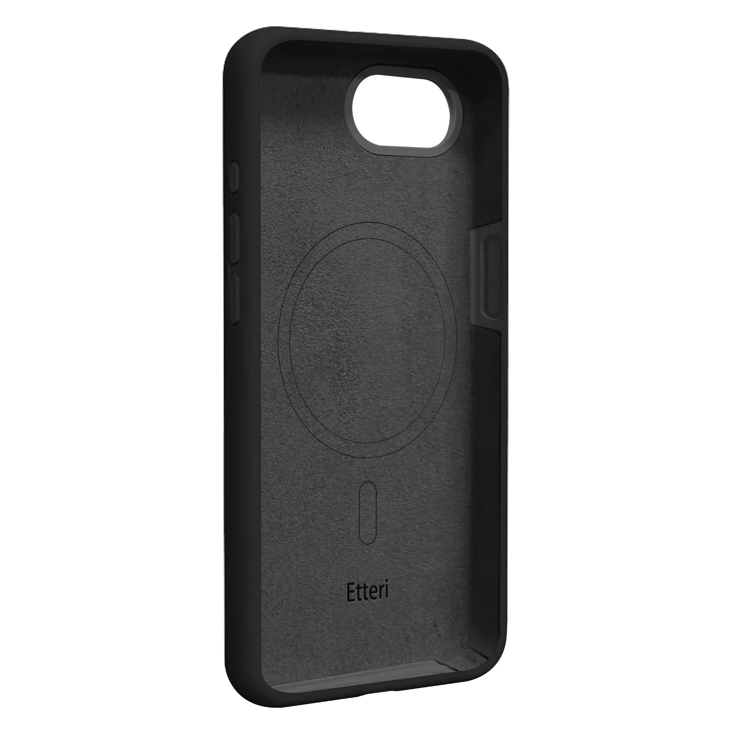 Etteri Silikon-Mag-fodral för iPhone 16e svart