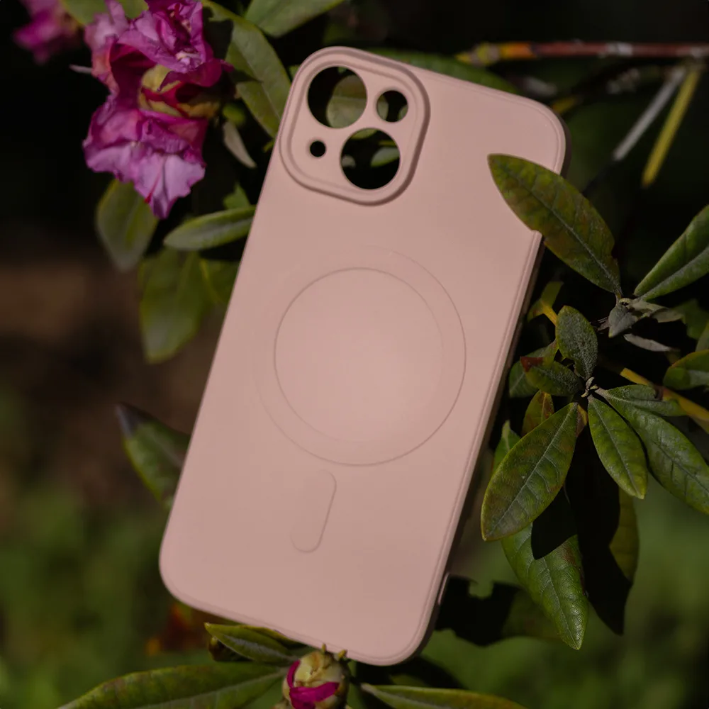 Simple Color Mag-fodral för iPhone 13 Pro Max 6,7″ rosa