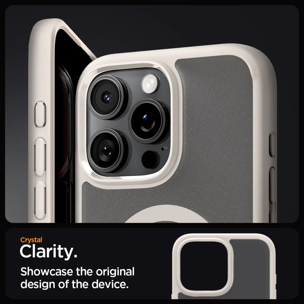 Spigen Ultra Hybrid Mag Magsafe case for iPhone 16 Pro Max 6,9″ frost natural titanium