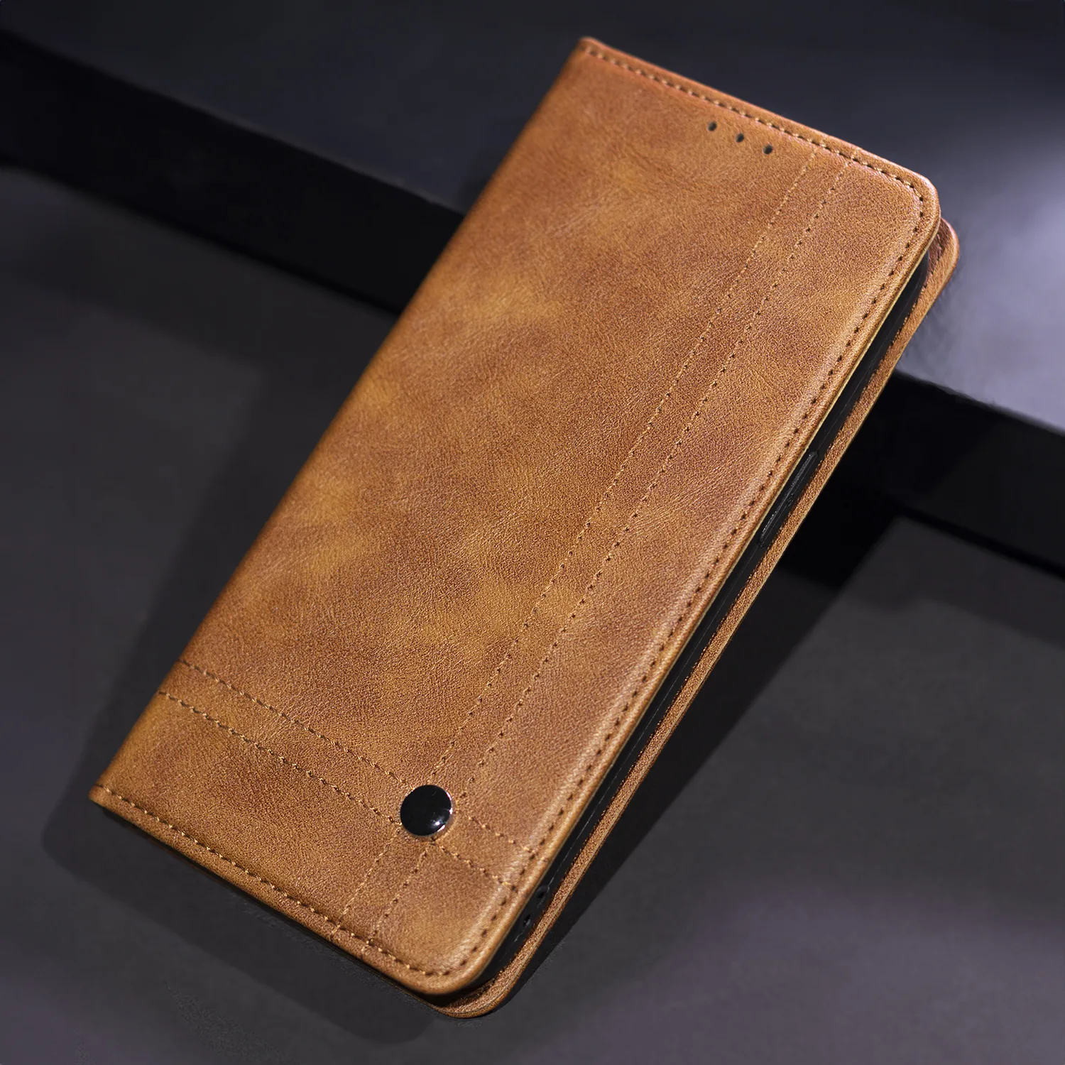 Smart Seam-fodral för Xiaomi Redmi A3 4G (Global) brun