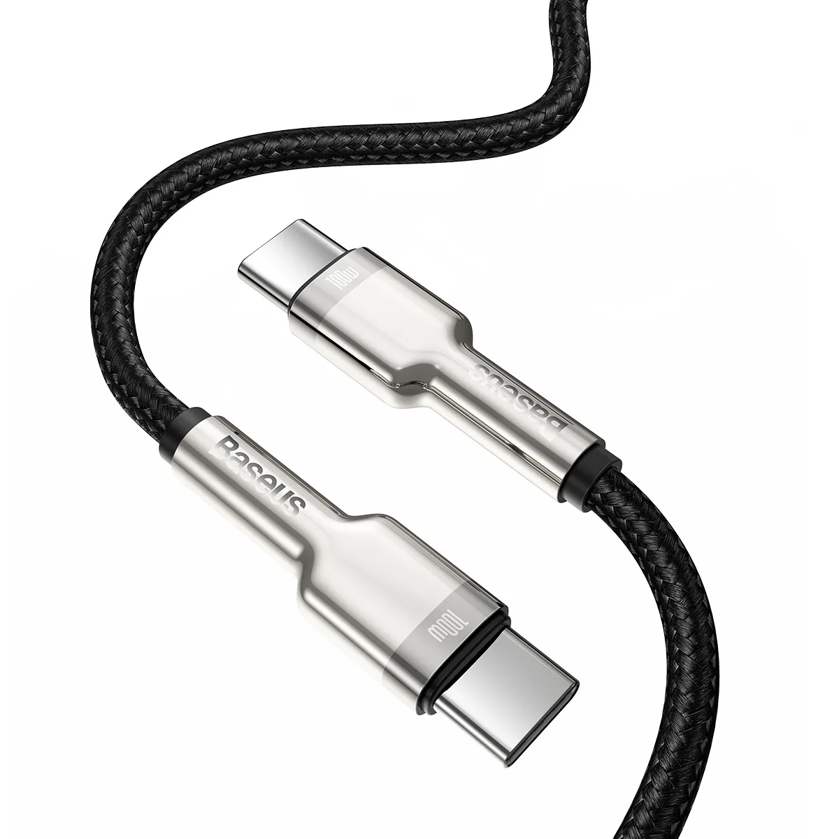Baseus cable Cafule Metal PD USB-C – USB-C 2,0 m black 100W
