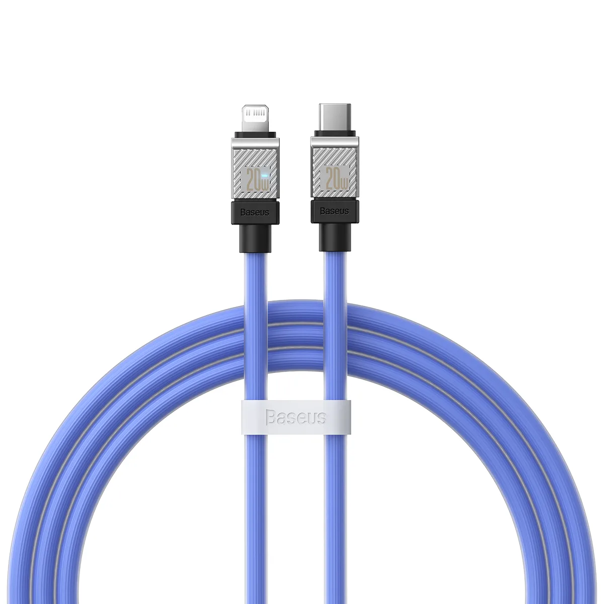 Baseus sladd CoolPlay USB-C – Lightning 2m 20W blå