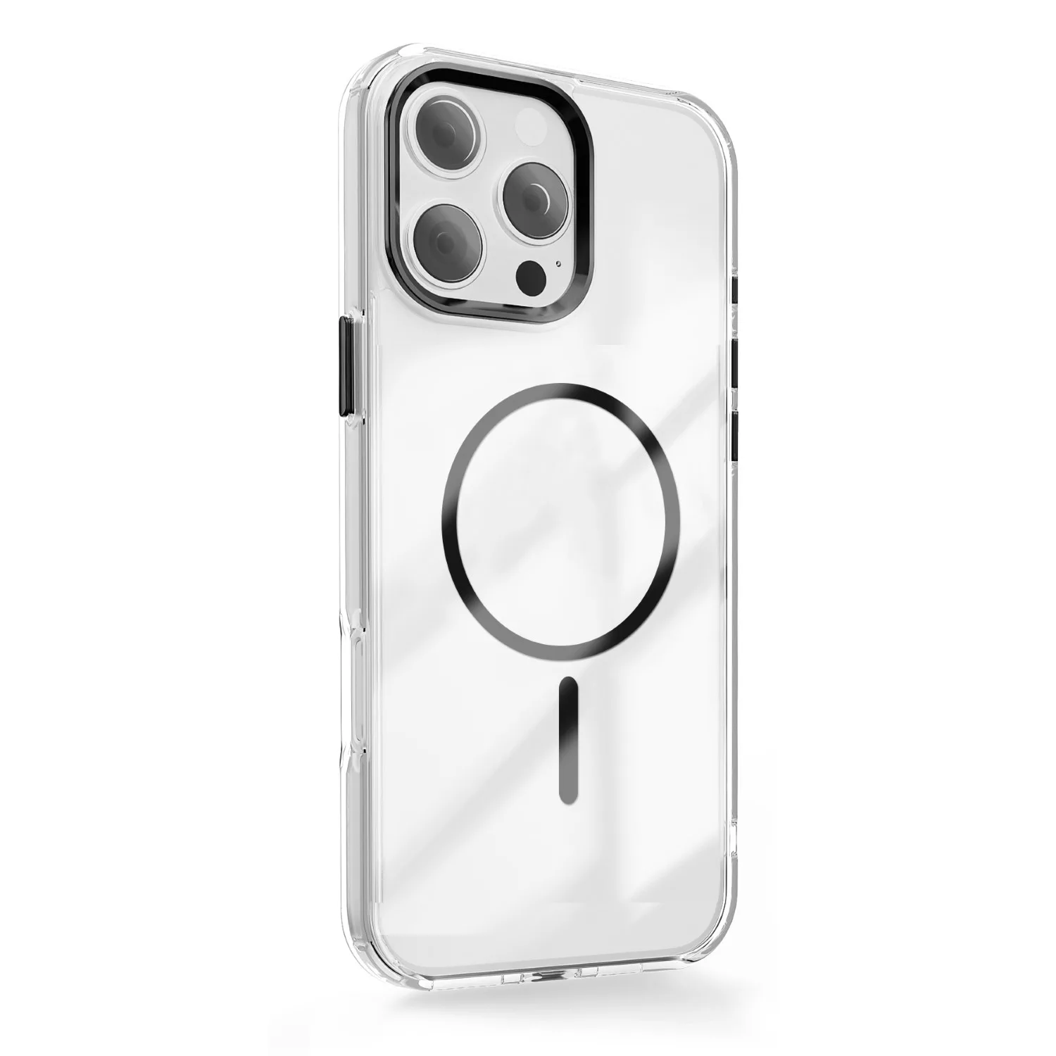 Clear Thin Mag case for iPhone 17 Air 6,6″ black